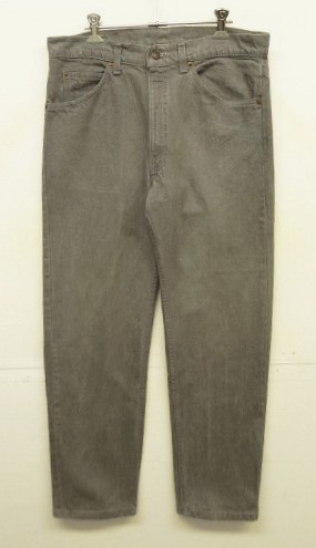 画像: 80'S LEVIS 505 黒タブ デニム 先染めダークグレー W33L30 USA製 (VINTAGE) 「Bottoms」入荷しました。