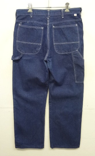 画像: 80'S DICKIES チビタグ デニム ペインターパンツ インディゴ 42TALONジップ USA製 (VINTAGE) 「Bottoms」入荷しました。