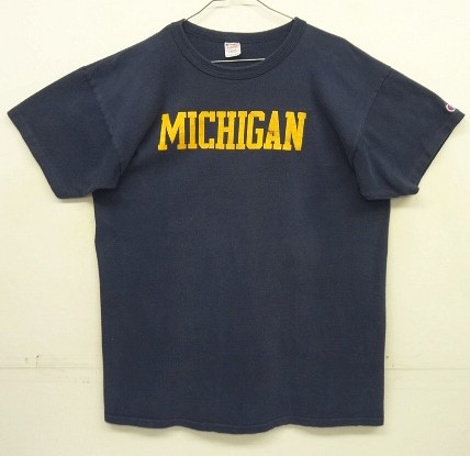 画像: 80'S CHAMPION トリコタグ シングルステッチ 半袖 Tシャツ ネイビー USA製 (VINTAGE) 「T-Shirt」入荷しました。