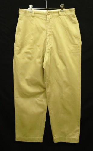 画像: 60'S アメリカ軍 US ARMY コットン100% チノパンツ TALON製ブラスジップ (VINTAGE) 「Bottoms」入荷しました。
