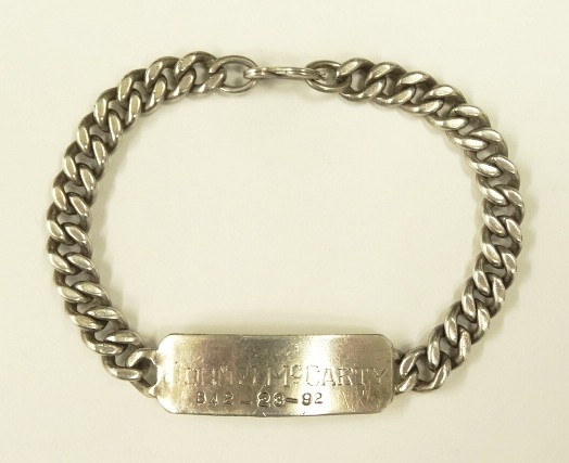 画像: 40'S アメリカ軍 スターリングシルバー ミリタリー IDプレート チェーンブレスレット シルバー (VINTAGE) 「Accessorie」入荷しました。