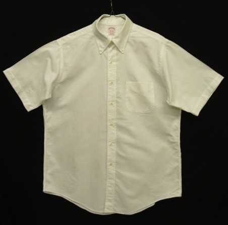 画像: 90'S BROOKS BROTHERS オックスフォード 半袖 BDシャツ ホワイト USA製 (VINTAGE) 「S/S Shirt」入荷しました。