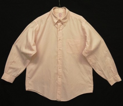 画像: 90'S BROOKS BROTHERS "MAKERS" オックスフォード BDシャツ ライトピンク USA製 (VINTAGE) 「L/S Shirt」入荷しました。
