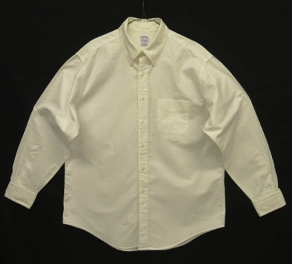 画像: 90'S BROOKS BROTHERS オックスフォード BDシャツ ホワイト USA製 (VINTAGE) 「L/S Shirt」入荷しました。
