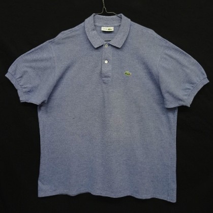 画像: 80'S CHEMISE LACOSTE ポロシャツ ブルーヘザー フランス製 (VINTAGE) 「S/S Polo」入荷しました。
