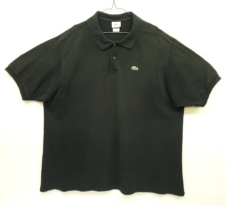 画像: 80'S CHEMISE LACOSTE ポロシャツ ブラック フランス製 (VINTAGE) 「S/S Polo」入荷しました。
