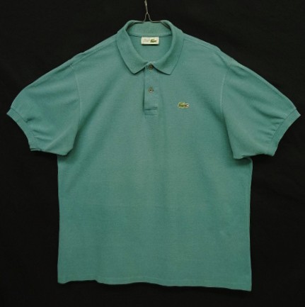 画像: 80'S CHEMISE LACOSTE ポロシャツ ミントブルーヘザー フランス製 (VINTAGE) 「S/S Polo」入荷しました。