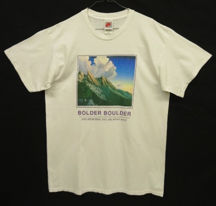 画像: 90'S NIKE "DOUG WEST/EARTH TOUCH SKY 1992" 銀タグ シングルステッチ Tシャツ ホワイト USA製 (VINTAGE) 「T-Shirt」入荷しました。