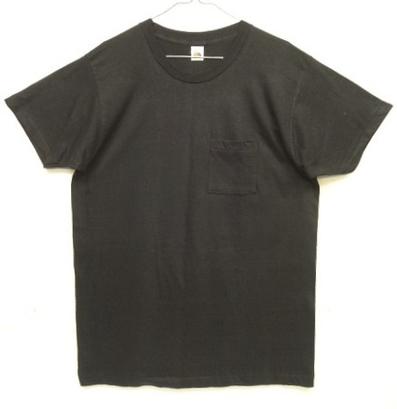 画像: 80'S FRUIT OF THE LOOM シングルステッチ 耳付きポケット 半袖 Tシャツ ブラック USA製 (DEADSTOCK) 「T-Shirt」入荷しました。