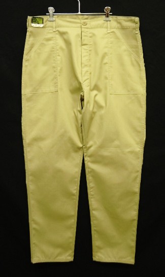 画像: 80'S GUNG HO 旧タグ ベイカーパンツ ベージュ 42TALONジップ USA製 (DEADSTOCK) 「Bottoms」入荷しました。
