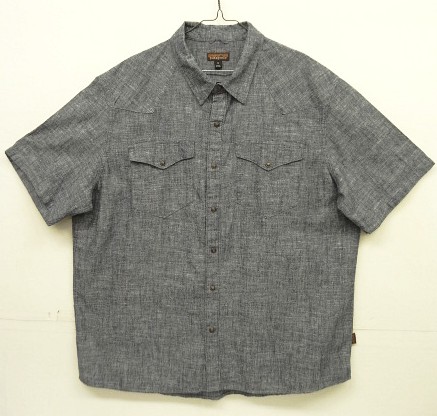 画像: PATAGONIA ヘンプ/コットン 半袖 ウエスタンシャツ インディゴ (USED) 「S/S Shirt」入荷しました。