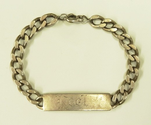 画像: シルバー925 IDブレスレット ホールマーク シルバー イギリス（ロンドン）製 (VINTAGE) 「Accessorie」入荷しました。