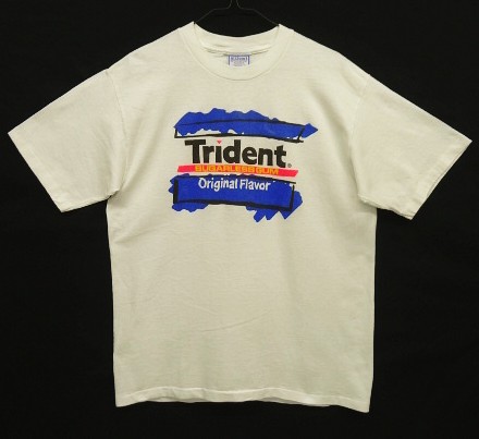 画像: 90'S MTV x TRIDENT 両面プリント シングルステッチ 半袖 Tシャツ ホワイト USA製 (VINTAGE) 「T-Shirt」入荷しました。