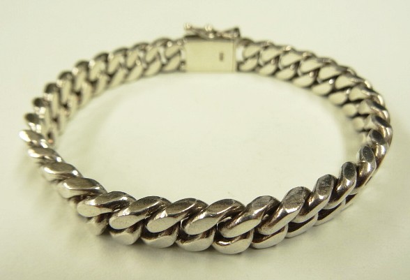 画像: シルバー925 チェーンブレスレット シルバー イタリア製 (VINTAGE) 「Accessorie」入荷しました。