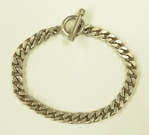 画像: シルバー925 トグル チェーンブレスレット ホールマーク シルバー イギリス製 (VINTAGE) 「Accessorie」入荷しました。