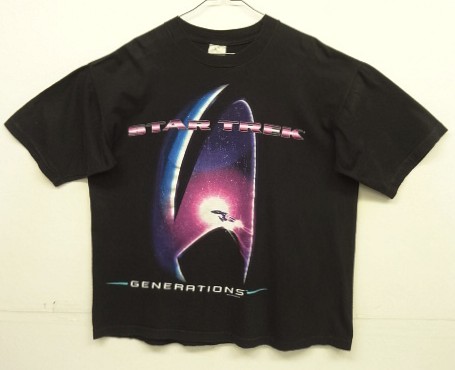 画像: 90'S STAR TREK シングルステッチ 半袖 Tシャツ ブラック (VINTAGE) 「T-Shirt」入荷しました。