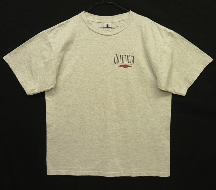 画像: 80'S COLUMBIA シングルステッチ 両面プリント 半袖 Tシャツ アッシュグレー USA製 (VINTAGE) 「T-Shirt」入荷しました。
