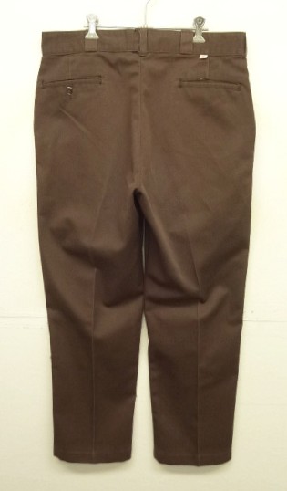 画像: 80'S DICKIES 874 チビタグ ワークパンツ ブラウン W38L31 USA製 (VINTAGE) 「Bottoms」入荷しました。