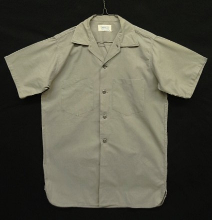 画像: 60'S POWR HOUSE マチ付き 半袖 ワークシャツ グレー (VINTAGE) 「S/S Shirt」入荷しました。