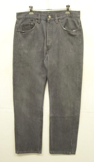 画像: 80'S LEVIS 501 デニム 先染めブラック USA製 W33L30 (VINTAGE) 「Bottoms」入荷しました。