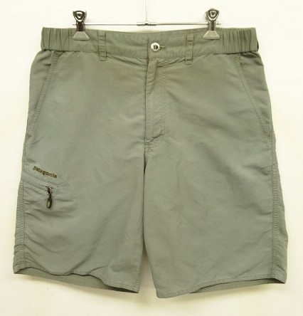 画像: PATAGONIA サイドジップ付きポケット ナイロンショーツ フェードカーキ (USED) 「Shorts」入荷しました。