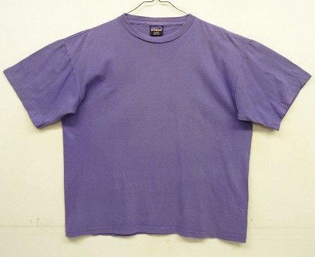 画像: 90'S PATAGONIA 黒タグ 半袖 無地 Tシャツ ライラック USA製 (VINTAGE) 「T-Shirt」入荷しました。