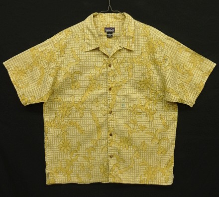画像: 00'S PATAGONIA コットン 半袖 オープンカラーシャツ 総柄 (VINTAGE) 「S/S Shirt」入荷しました。