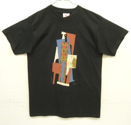 画像: 00'S PABLO PICASSO "HARLEQUIN 1915 " オフィシャル 半袖 Tシャツ ブラック (VINTAGE) 「T-Shirt」入荷しました。