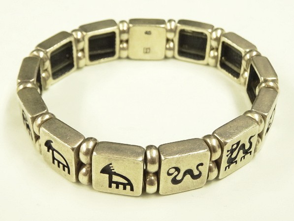 画像: シルバー925 十二支 ブレスレット シルバー (VINTAGE) 「Accessorie」入荷しました。