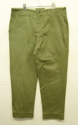 画像: 60'S BOY SCOUTS OF AMERICA コットン100% ボーイスカウトパンツ オリーブ TALONアルミジップ (VINTAGE) 「Bottoms」入荷しました。