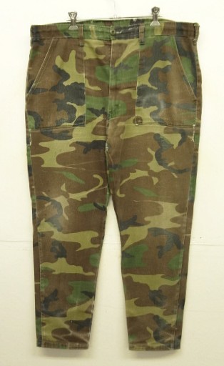 画像: 80'S UNKNOWN ベイカーパンツ TALONジップ ウッドランドカモ (VINTAGE) 「Bottoms」入荷しました。