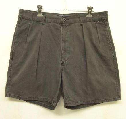 画像: 90'S RALPH LAUREN "ボックスロゴ" ツープリーツ チノショーツ フェードブラック (VINTAGE) 「Shorts」入荷しました。