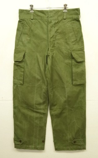 画像: 50'S フランス軍 M47 フィールドパンツ 前期型 オリーブ (VINTAGE) 「Bottoms」入荷しました。