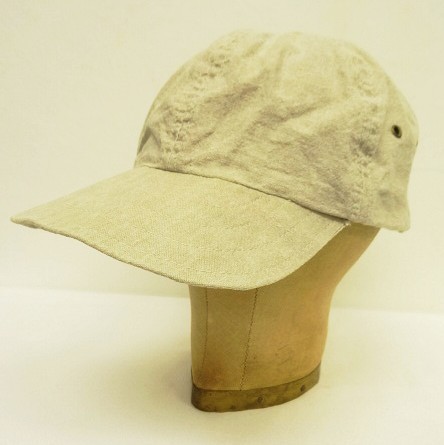 画像: 90'S J.CREW 旧タグ 6パネル リネンキャップ ナチュラル USA製 (VINTAGE) 「Cap」入荷しました。
