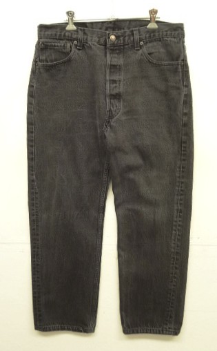 画像: 90'S LEVIS 501 デニム ブラック USA製 W36L30 (VINTAGE) 「Bottoms」入荷しました。