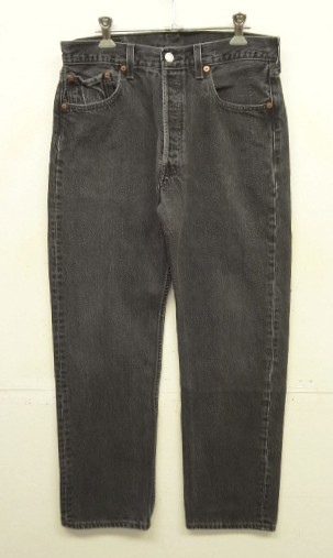 画像: 90'S LEVIS 501 デニム ブラック USA製 W33L30 (VINTAGE) 「Bottoms」入荷しました。