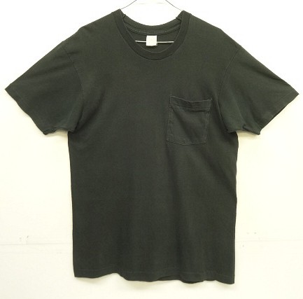 画像: 90'S FRUIT OF THE LOOM シングルステッチ 耳付きポケット 半袖 Tシャツ ブラック USA製 (VINTAGE) 「T-Shirt」入荷しました。