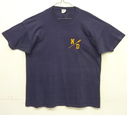 画像: 70'S CHAMPION "N/D" バータグ シングルステッチ 半袖 Tシャツ ネイビー USA製 (VINTAGE) 「T-Shirt」入荷しました。
