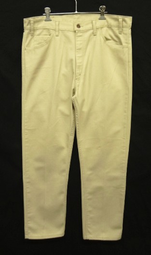 画像: 80'S LEVIS 505 白タブ カツラギ オフホワイト W38L30 USA製 (VINTAGE) 「Bottoms」入荷しました。