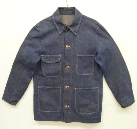 画像: 70'S WRANGLER 裏地無し デニム カバーオール ダークインディゴ (VINTAGE) 「Jacket」入荷しました。