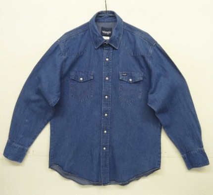 画像: 00'S WRANGLER "MS70119" デニム ウエスタンシャツ インディゴ (VINTAGE) 「L/S Shirt」入荷しました。