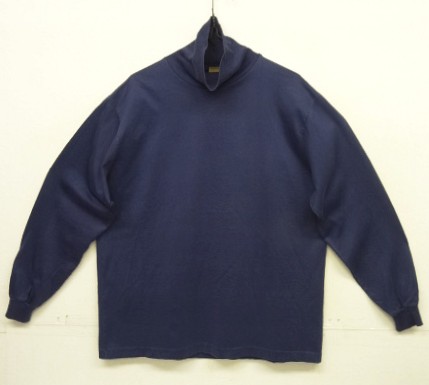 画像: 90'S CROSS CREEK タートルネック 長袖 Tシャツ ネイビー USA製 (VINTAGE) 「T-Shirt」入荷しました。