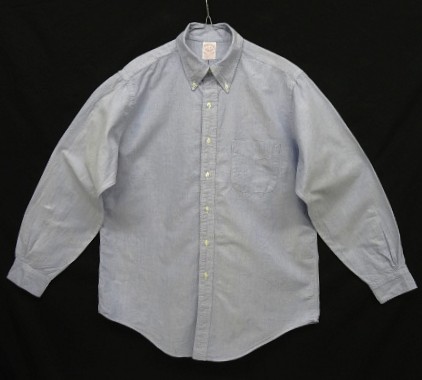 画像: 90'S BROOKS BROTHERS "MAKERS" オックスフォード BDシャツ ブルー USA製 (VINTAGE) 「L/S Shirt」入荷しました。