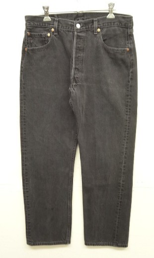 画像: 90'S LEVIS 501 デニム ブラック メキシコ製 W34L30 (VINTAGE) 「Bottoms」入荷しました。