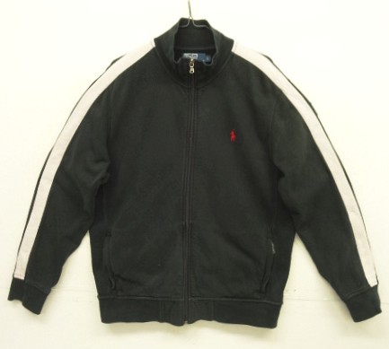 画像: 90'S RALPH LAUREN トラックジャケット ブラック/ホワイトライン (VINTAGE) 「Jacket」入荷しました。