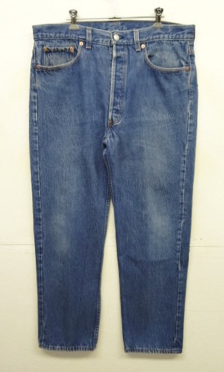 画像: 90'S LEVIS 501 デニム インディゴ W38L30 USA製 (VINTAGE) 「Bottoms」入荷しました。