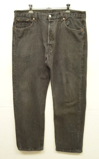 画像: 90'S LEVIS 501 デニム 先染めブラック W38L30 USA製 (VINTAGE) 「Bottoms」入荷しました。