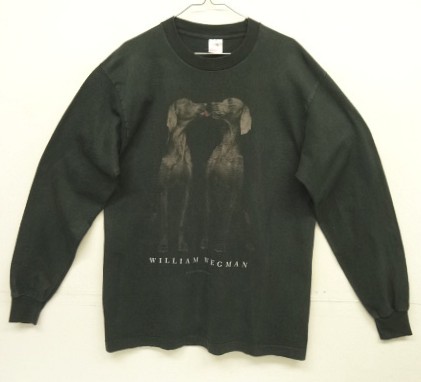 画像: 90'S WILLIAM WEGMAN "ARC" 長袖 Tシャツ ブラック USA製 (VINTAGE) 「T-Shirt」入荷しました。