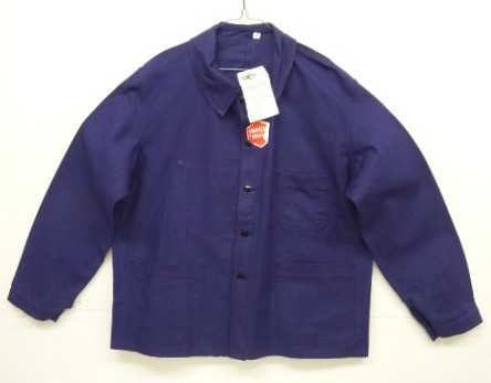 画像: 60'S KONECO ワークジャケット カバーオール インクブルー (DEADSTOCK) 「Jacket」入荷しました。