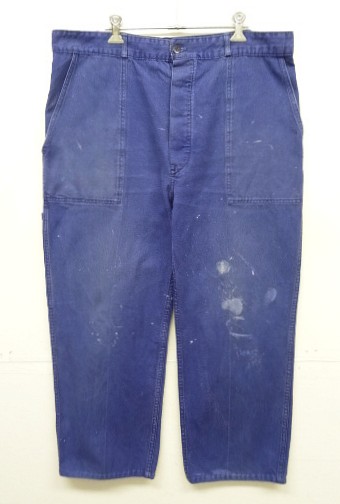 画像: 70'S ユーロワーク ワークパンツ フェードブルー (VINTAGE) 「Bottoms」入荷しました。
